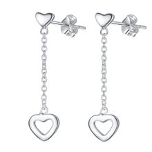New Arrival small love heart ,elegant silver plated Earrings for women fashion jewelry Earring /RRIIZHLN AFCQQPWV 2024 - buy cheap