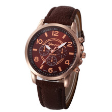 Geneva luxury Quartz Wrist Watch Women's Watches Reloj hombre Clock Analog Leather Band Digital dial Round Ladies New hours B40 2024 - buy cheap
