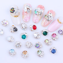 10pcs/lot 3D Mini Stack Crystal Rhinestone Nail art jewelry nail art decoration Super Flash luxury nail accessory nail charms 2024 - buy cheap