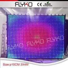PC controller pitch 10cm dj booth curtain LED vision curtain 2024 - buy cheap