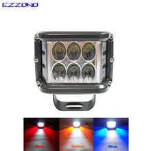 GZZONO 1Pcs Dually 4 Inch 48W Cube Side Shooter LED Work Light Strobe Driving For Offorad Truck Tractor SUV ATV 4WD Boat 4x4 2024 - buy cheap