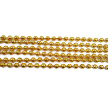 Gold Plated 100m 1.2mm 1.5mm 2mm 2.4mm 3.2mm Ball Bead Chains Link Chain Findings Ball Chains for Jewelry Making BCF-05 2024 - buy cheap