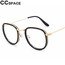 48014 Round Metal Glasses Frames Women Transparent Styles Brand Designer Optical Fashion Computer Glasses 2024 - buy cheap