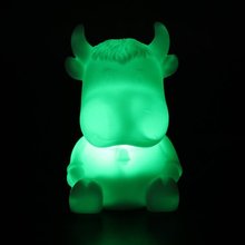 DSHA-Lámpara LED con forma de vaca, luz nocturna con 7 colores cambiantes, decoración del hogar 2024 - compra barato