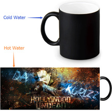 Hollywood Undead Tea Mugs Custom mug Magic  coffee mugs novelty heat changing color transforming travel 12 OZ magical Mug 2024 - buy cheap