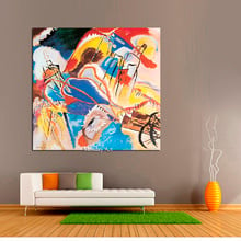 100% Handpainted Canvas Painting Wassily Kandinsky Geometric Oil Painting Abstract Wall Art Paintings For Living Room Home Decor 2024 - buy cheap