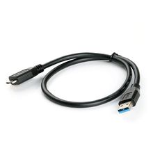 30 см Черный Мини Портативный USB 3,0 штекер A к Micro B кабель для передачи данных провод для внешнего жесткого диска 2024 - купить недорого