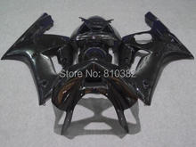 Набор обтекателей для мотоцикла KAWASAKI Ninja ZX6R 03 04 ZX6R 636 2003 2004 Полный глянцевый черный набор обтекателей + подарки SQ08 2024 - купить недорого