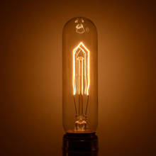 Лампы углеродная нить из прозрачного стекла винтажная лампа Эдисона в стиле ретро лампа накаливания 40 Вт/60 Вт 220 в E27 2024 - купить недорого