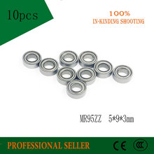 Free Shipping 10 PCS MR95ZZ P6 Bearings 5x9x3 mm Miniature Ball Bearings L-950ZZ mr95z  mr95 zz  mr952z ABEC-3 2024 - buy cheap