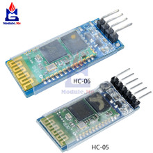 HC-06 HC06/HC-05 HC05 RF Wireless Bluetooth Transceiver Slave Module RS232/TTL to UART Converter Board 4 Pin/6 Pin for Arduino 2024 - buy cheap