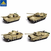 4 STYLES Military Army Building Blocks DIY World War German Tanks Bricks Enlighten Eductional Toy 2024 - buy cheap