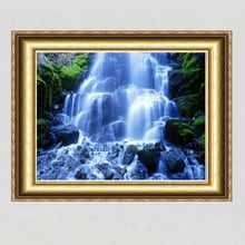 Pintura cascata com strass para decoração de casa, pintura cascata com strass e ponto cruz, envio grátis, novo, 2016 2024 - compre barato