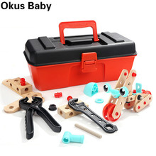 Educational Toys Children's Nut Combination Disassembly Toolbox Screw Nut Assembly Baby Hands-on Multi-Function Repair 2024 - buy cheap