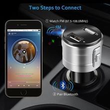 New Bluetooth Car USB Charger FM Transmitter Wireless Radio Adapter MP3 Player 3.4A Handsfree Auto Audio Receiver #529 2024 - buy cheap