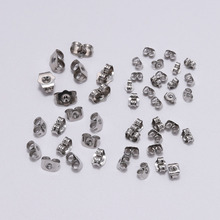 Acessórios para fazer descobertas de joias acessórios de fabricação brincos traseiros de aço inoxidável 100 2024 - compre barato