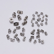 100Pcs/Lot Stainless Steel Earring Backs Stopper Earnuts Stud Earring Back Supplies for DIY Jewelry Findings Making Accessories 2024 - buy cheap