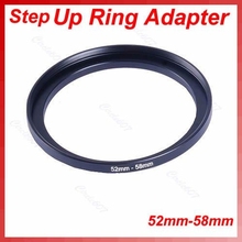 OOTDTY 1PC Metal 52mm-58mm Step Up Filter Lens Ring Adapter 52-58 mm 52 to 58 Stepping 2024 - buy cheap