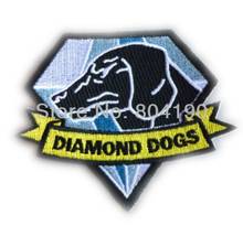 Metal Gear Solid 5 Diamond Dogs Movie TV Embroidered LOGO Iron On Patch Emo Goth Punk Rockabilly Customized patch available 2024 - buy cheap