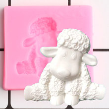 3D Sheep Silicone Mold Animals Fondant Chocolate Gumpaste Molds DIY Baby Birthday Cake Decorating Tools Polymer Clay Candy Mould 2024 - buy cheap