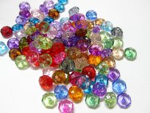 200 Mixed Colour Acrylic Faceted Rondelle Spacer Beads 6X8mm 2024 - buy cheap