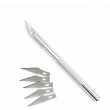 Carving Knife+6pcs Blades Non-Slip Metal Wood Scalpel Knife Tools Kit Cutter Engraving Craft Knives Sculpture DIY Hand Tool 2024 - buy cheap