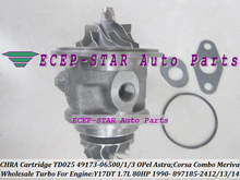 Turbo chra cartucho núcleo td025 49173-06500 49173-06501 49173-06503 turbocompressor para opel astra g corsa combo meriva y17dt 1.7l 2024 - compre barato