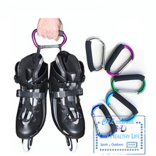 Zapatos de patines de ruedas multifuncionales, hebilla con asa, gancho para zapatos de Eslalom en línea 2024 - compra barato