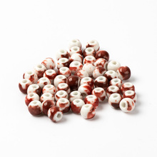 8# 100pcs Unique Ceramic Beads Not Natural Stone Porcelain Bead For Jewelry Making 8mm  Beads #A417B 2024 - buy cheap