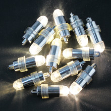 30 unids/lote de luz de fiesta ligera impermeable blanca cálida globo LED sumergible para linternas de papel mini bombilla LED para fiesta 2024 - compra barato