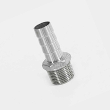 1" BSP Male Thread x 10mm Hose Barb Tail 304 Stainless Steel Hex Hose Nipple Barbed Pipe Fitting Connector For Water Oil Air 2024 - buy cheap