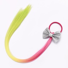 Unique Bow-knot Shape Braid Hair Extensions Hair Rubber Ring For Girls Kids Costume Headbands Halloween Party Hair Accessories 2024 - buy cheap