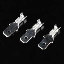 100PCS 6.3mm 6.3 4.8mm 4.8 2.8mm 2.8 Crimp Terminal Male Female Spade Connector Crimping Cold press terminal 2024 - buy cheap
