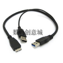 Кабель USB 3,0 A папа к Micro USB 3,0 Y + кабель питания USB для мобильного жесткого диска 60 см 2024 - купить недорого