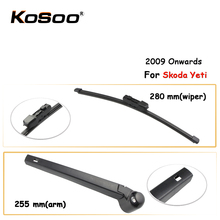 KOSOO Auto Rear Car Wiper Blade For Skoda Yeti,280mm 2009 Onwards Rear Window Windshield Wiper Blades Arm,Car Accessories 2024 - buy cheap