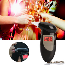 2019 Professional Mini Police Digital LCD Breath Alcohol Tester Breathalyzer Alcohol Meter  Free shipping 2024 - buy cheap
