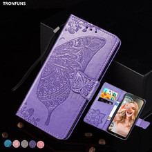 Кожаный чехол-книжка с 3D бабочкой для Huawei Honor 8 S Y5, 2019, чехол-бумажник для Honor 8 S Honor8S Honor 8 S KSE-LX9 Y5, 2019, Y52019 2024 - купить недорого