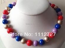 Accessory Crafts Parts Jewelry Beads Stone Ball Gifts 14mm Color Sea Shells Pearl Necklace 18inch Fitting Female Christmas gifts 2024 - buy cheap