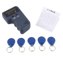Handheld 125Khz RFID Card Reader Copier Writer Duplicator Programmer ID Card Copy + 5pcs EM4305 each Writable tags 2024 - buy cheap