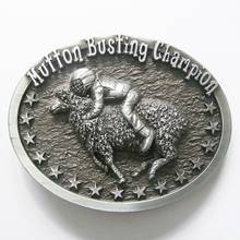 Wholesale Retail Original Western Mutton Busting Champion Belt Buckle Factory Direct Fast Delivery Free Shipping 2022 - buy cheap