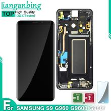 SUPER AMOLED LCD for SAMSUNG Galaxy S9 G960 LCD Touch Screen Digitizer Assembly Replacement parts with Frame For S9 G960 LCD 2024 - buy cheap