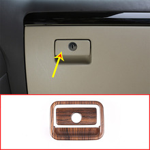 De madera de pino de ABS coche Interior de almacenamiento guante caja de interruptor de ajuste para Toyota Land Cruiser 150 Prado LC150 FJ150 2010-18 2024 - compra barato