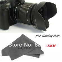 Número de seguimiento + 100% de garantía profesional 77MM Reversible pétalo flor lente capucha para Canon Nikon Sony Petal Rebel Cámara 2024 - compra barato