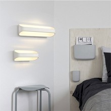 Настенный светильник LED Wall Lamp 3W 6W 12W Aluminum Sconce UP and DOWN Lighting Ivory White Decorate Wall Light Лампы 2024 - buy cheap