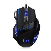 New Fashion 7D Professional Wired USB Mouse 7 Button 3200 DPI Cool Color Lamp Gamer Computer Office Mice Cable Gaming LOL Mouse 2024 - buy cheap
