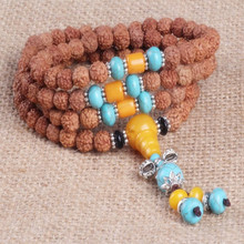 Sennier 6mm 108 Nepal natural bodhi seed buddhist prayer Mala Beads bracelet necklace tibetan bead for meditation 2024 - buy cheap