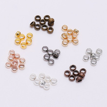 500pcs/lot 2.5 3.5 4mm Ball Crimps End Beads Ball Plunger Doreen Beads Stopper Spacer Beads For Jewelry Making Findings Supplies 2024 - buy cheap