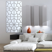 2019 new wall stickers living home decor modern acrylic mirror fashion pattern large big 3d wall sticker diy real free shipping 2024 - buy cheap
