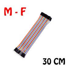 (30cm)40pcs in Row Dupont Cable 30cm 2.54mm 1pin 1p-1p Female to Male jumper wire 2024 - buy cheap
