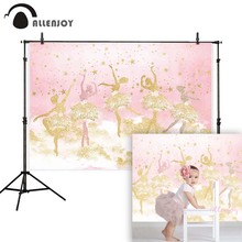 Allenjoy фон для фотосъемки роскошный балетный золотой розовый небо звезды фон для фотосессии реквизит украшение печать 2024 - купить недорого